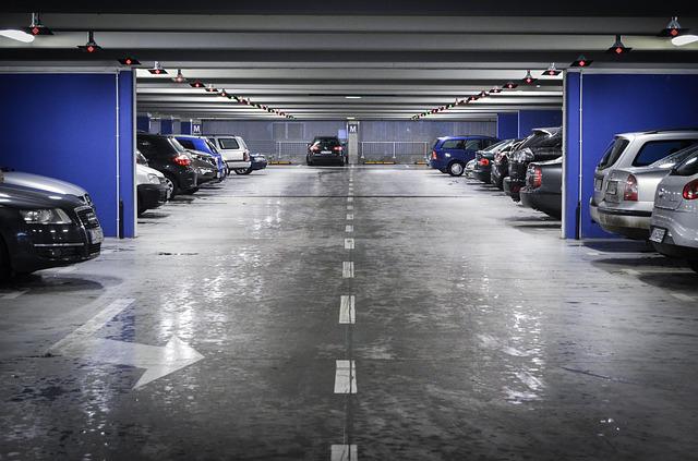 Garagem de veículos